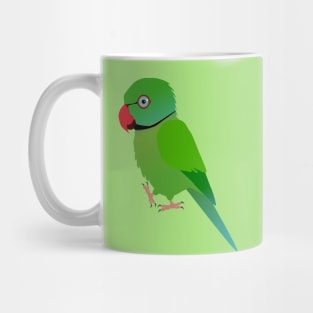 Cute Indian ringneck parakeet Mug